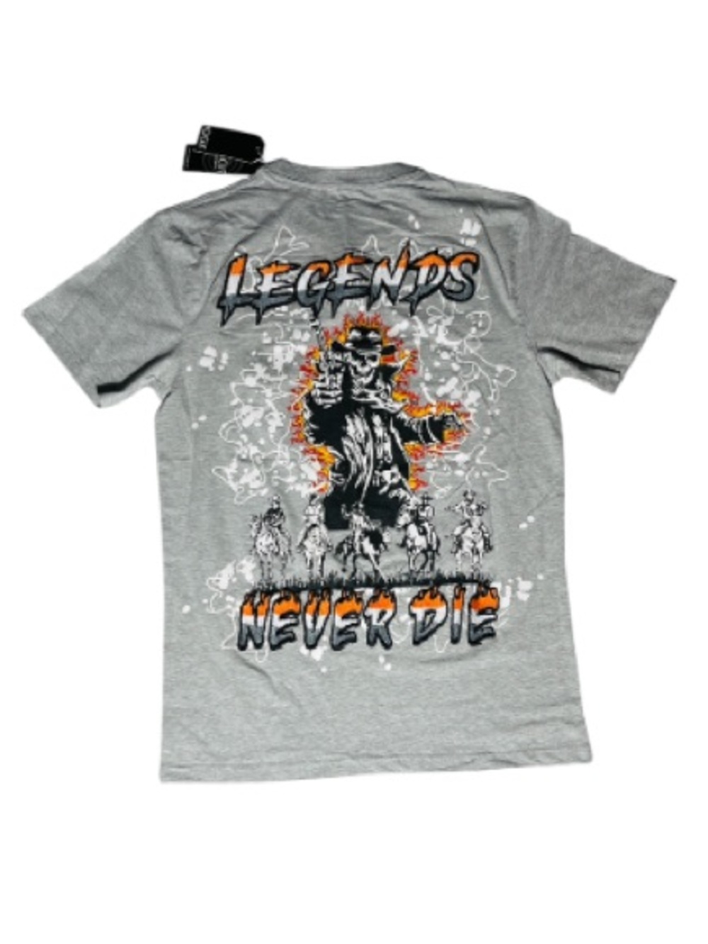 3 for $27 Focus NWT Gray Short Sleeve Graphic Tee - Casual Crewneck